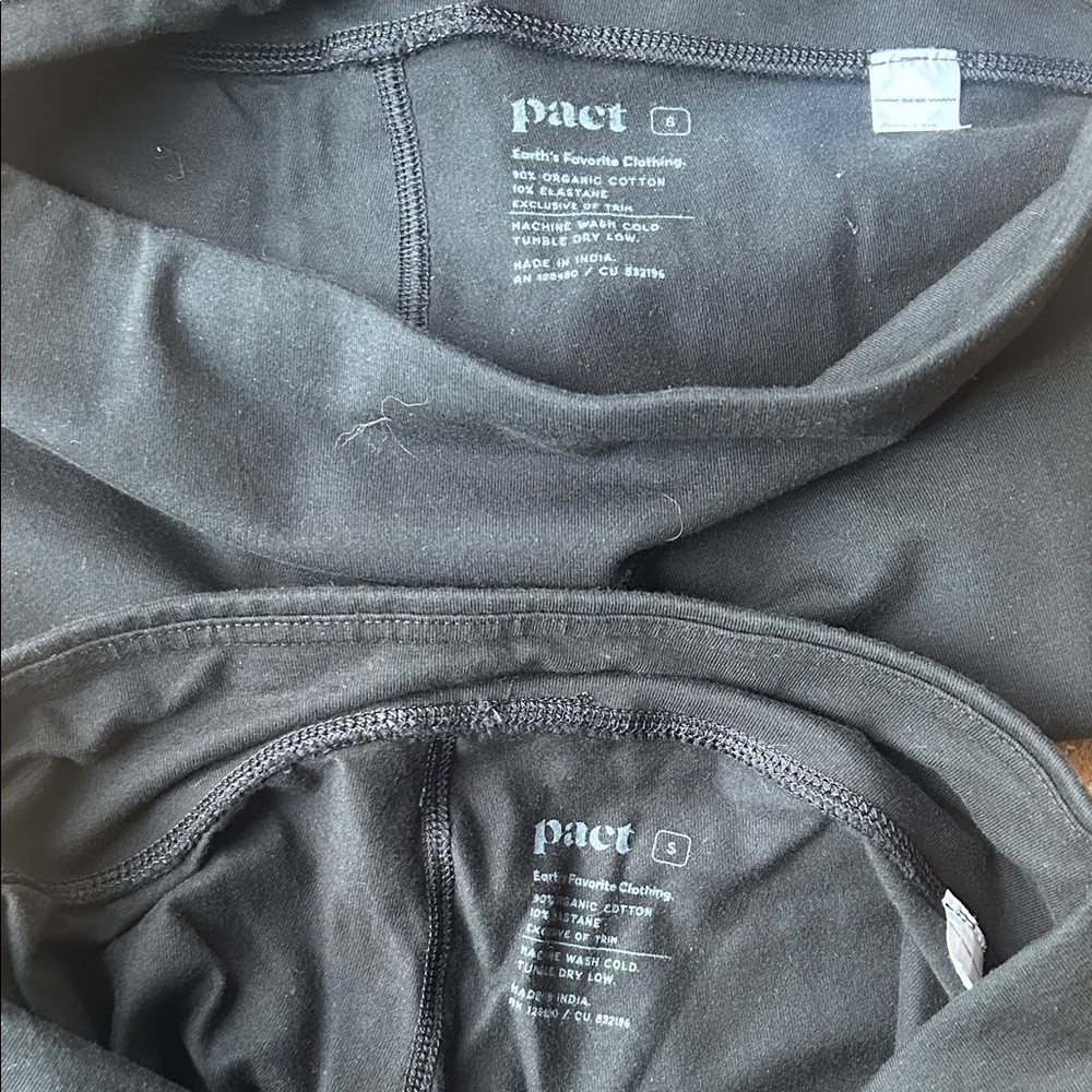 PACT Organic On The Go-To Legging cropped size small - Picture 2 of 2